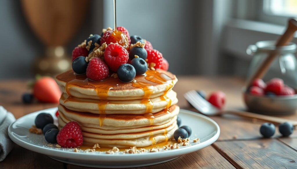 Flourless protein pancakes