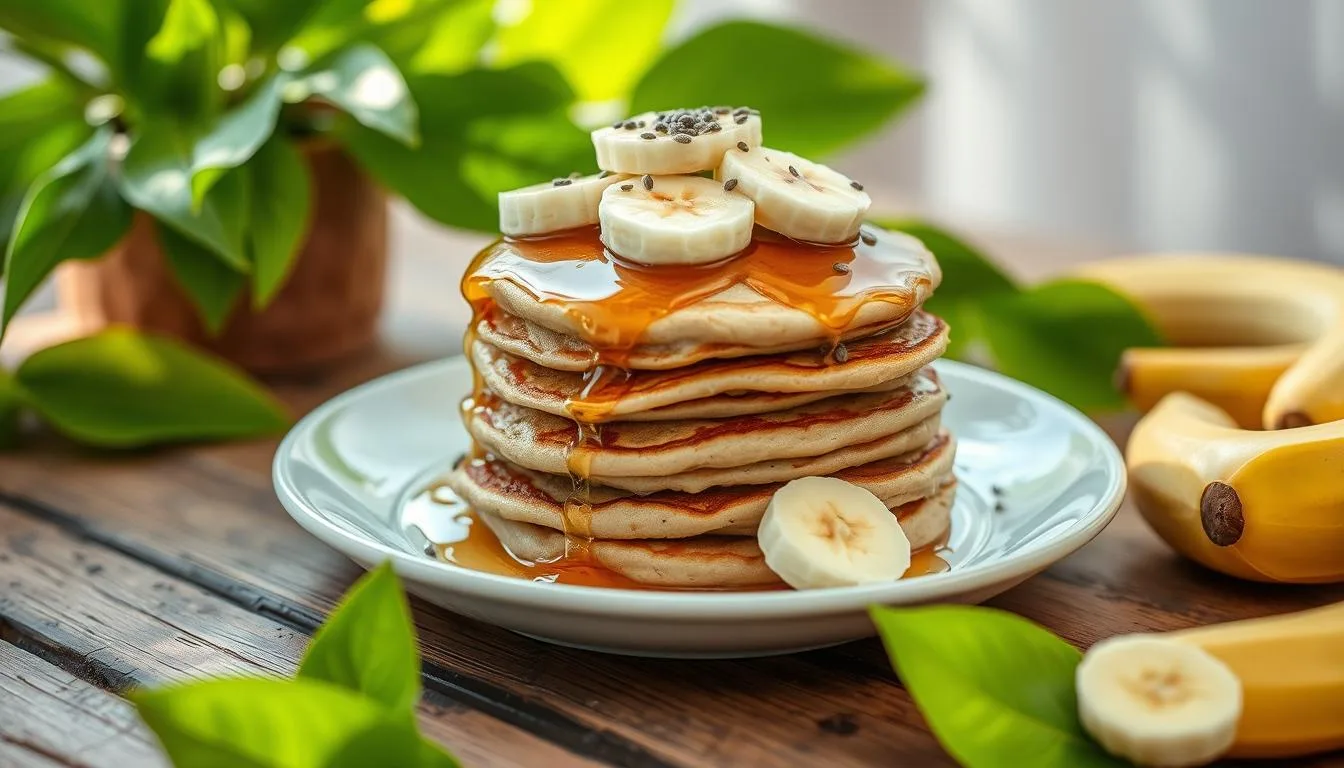 Banana Protein Pancakes