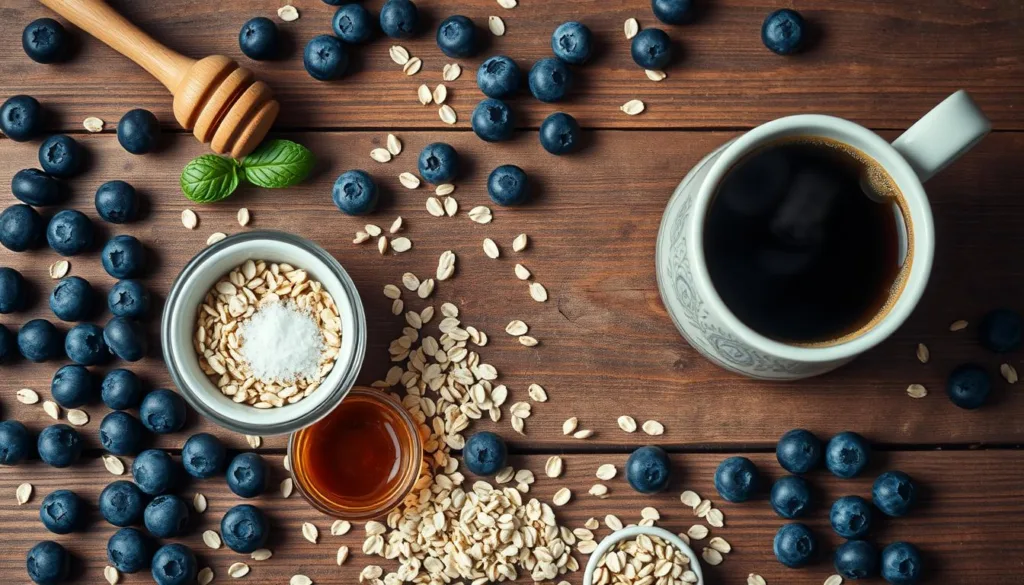 Blueberry Oatmeal Ingredients