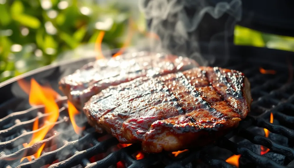 Grilling skirt steak