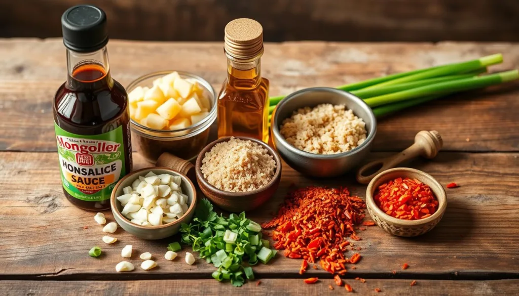 Mongolian sauce ingredients