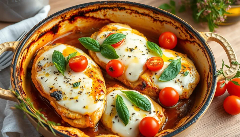 Mozzarella Chicken Bake