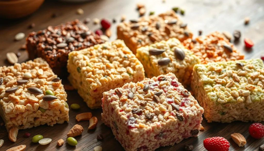 Protein Rice Krispies Variations