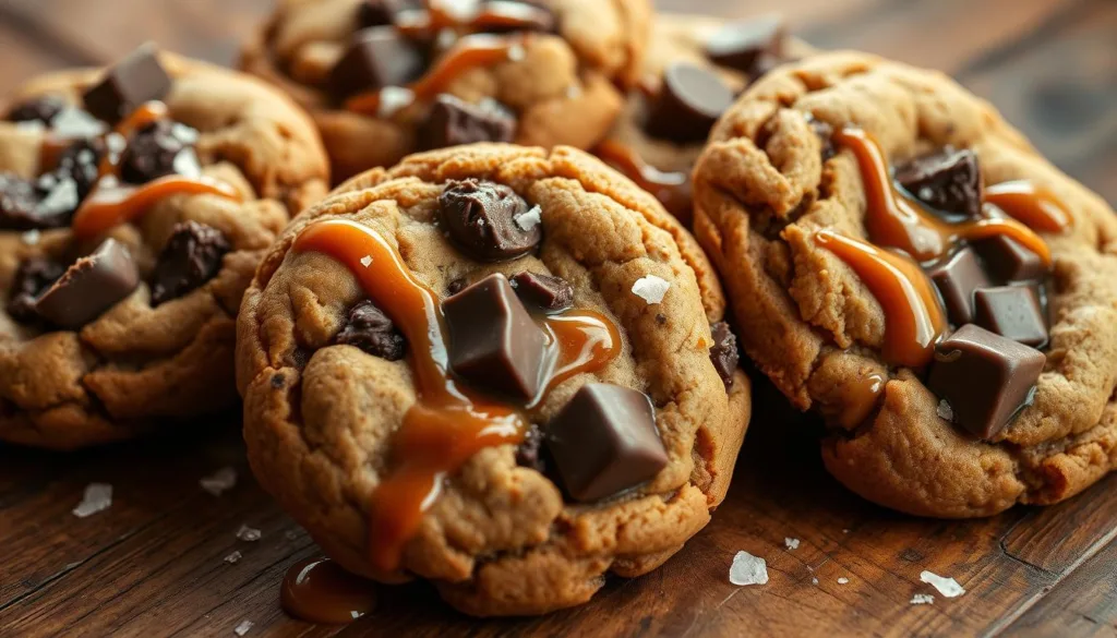 Salted Caramel Chocolate Cookies