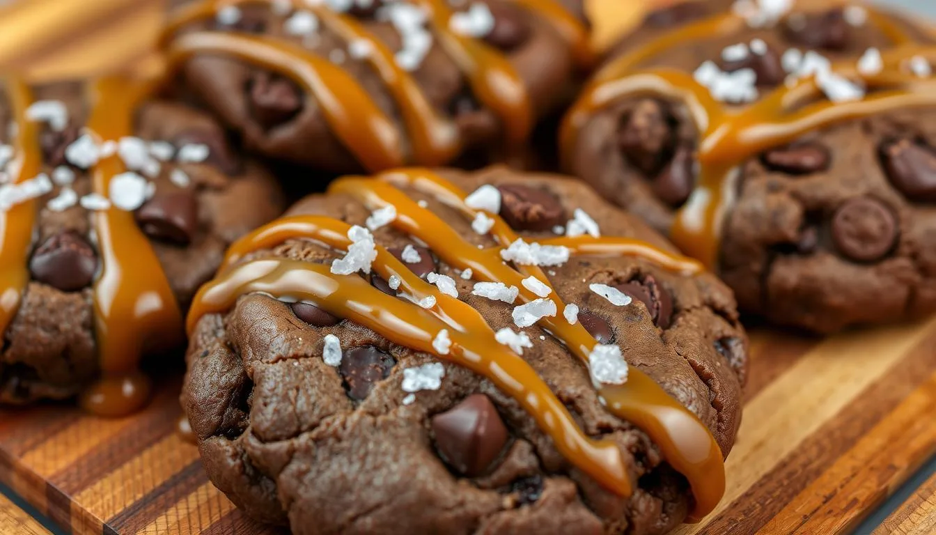 Salted Caramel Chocolate cookies