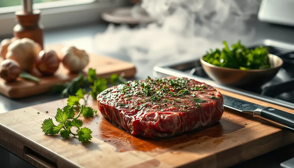 Skirt Steak Preparation