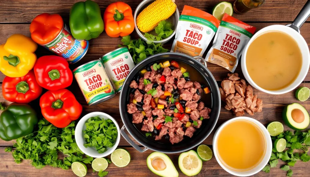 Taco soup ingredients