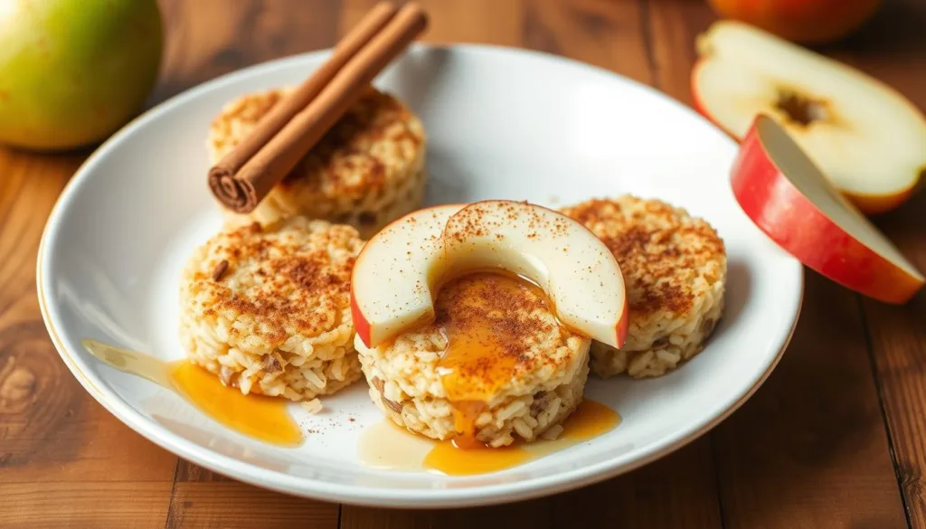 apple cinnamon rice cakes