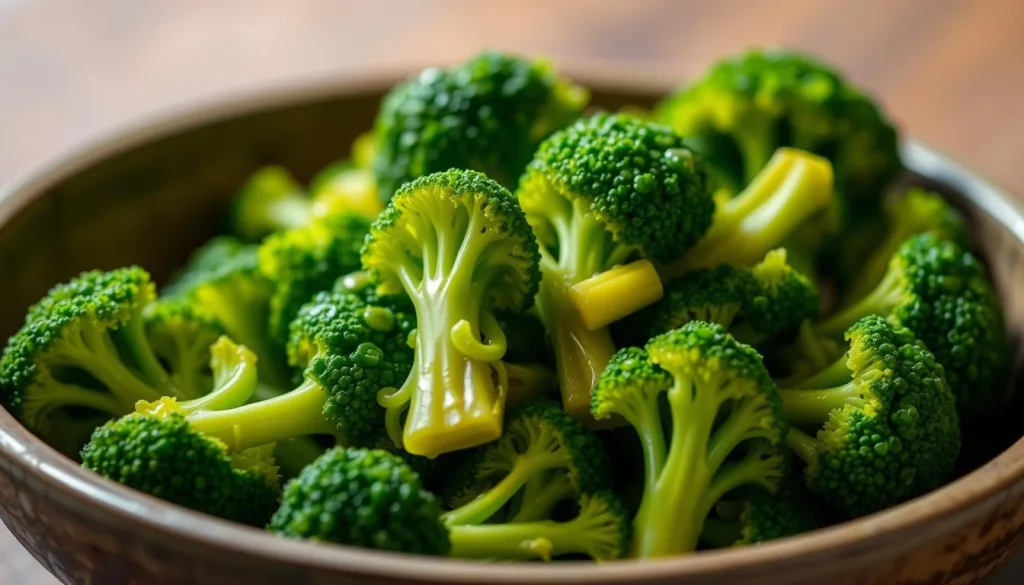 cooked broccoli