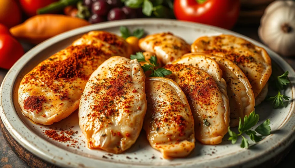 seasoned chicken breasts