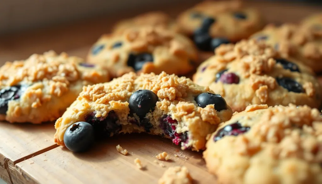 Blueberry Crumble Cookies